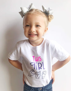 Empowerment tee-This Girl Can (ASL tee)