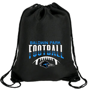 Football drawstring backpack