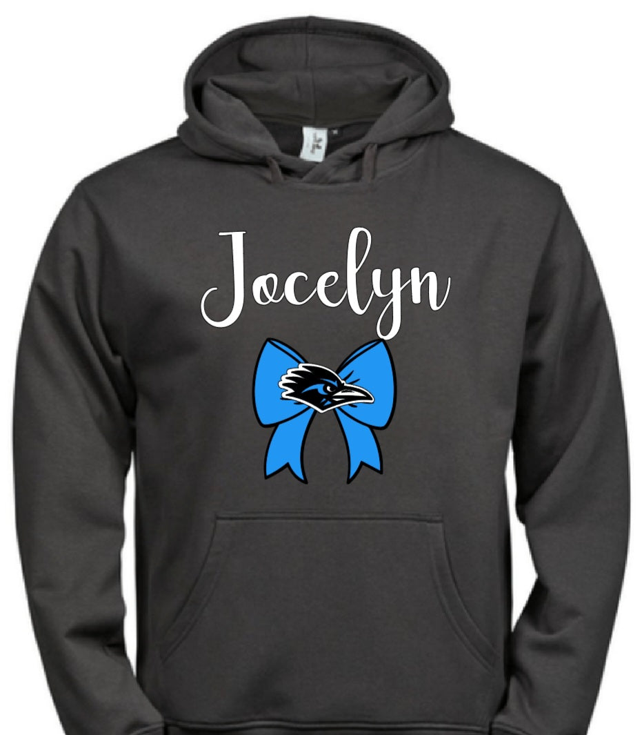 Cheerleader bow hoodie