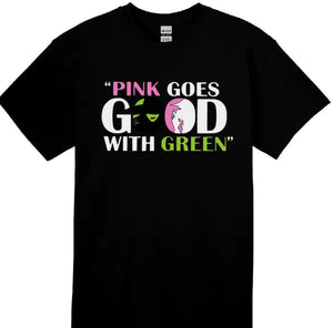 Pink goes good with green