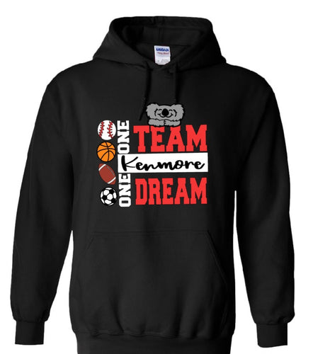 Kenmore One team One dream hooded sweatshirt