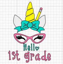 Hello (grade level) unicorn