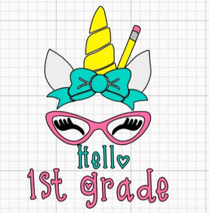 Hello (grade level) unicorn